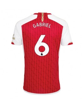 Billige Arsenal Gabriel Magalhaes #6 Hjemmedrakt 2023-24 Kortermet